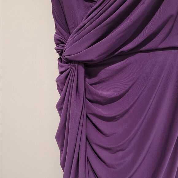 Adrianna Papell 💜 Ruching evening dress size Small - Picture 9 of 13